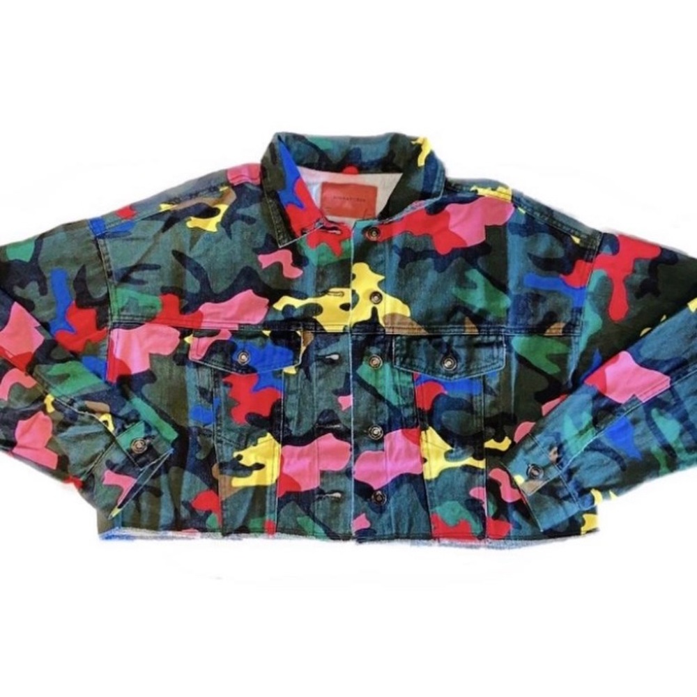 Multi Color Camouflage Jacket